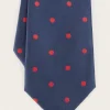 CORBATA JACQUARD MF AZUL MARINO
