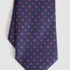 CORBATA JACQUARD MF AZUL MARINO