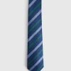CORBATA JACQUARD MF AZUL MARINO