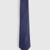 CORBATA JACQUARD MF AZUL MARINO