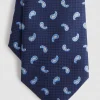 CORBATA JACQUARD MF AZUL MARINO