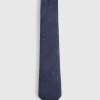 CORBATA JACQUARD MF AZUL MARINO