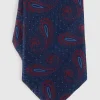 CORBATA JACQUARD MF AZUL MARINO