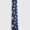 CORBATA JACQUARD MF AZUL MARINO