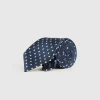 CORBATA JACQUARD MF AZUL MARINO