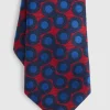CORBATA JACQUARD MF AZUL MARINO
