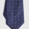 CORBATA JACQUARD MF AZUL MARINO
