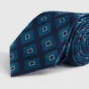 CORBATA JACQUARD MF AZUL MARINO