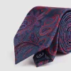 CORBATA JACQUARD MF AZUL MARINO