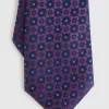CORBATA JACQUARD MF AZUL MARINO