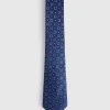 CORBATA JACQUARD MF AZUL MARINO