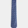CORBATA JACQUARD MF AZUL MARINO