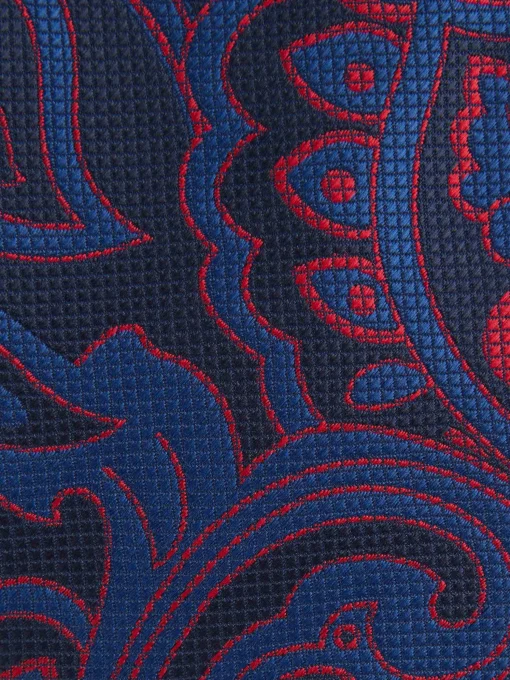 CORBATA JACQUARD MF AZUL MARINO