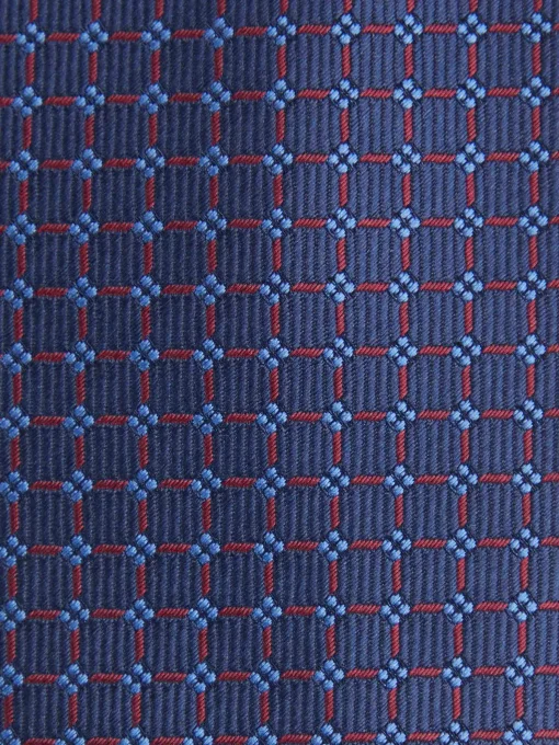 CORBATA JACQUARD MF AZUL MARINO