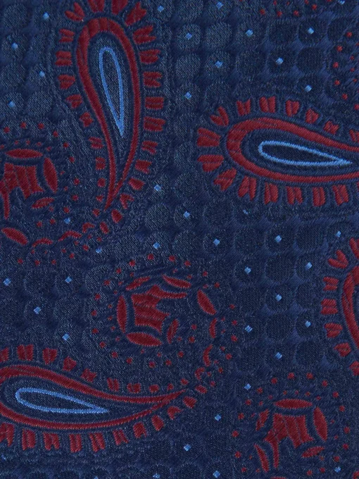 CORBATA JACQUARD MF AZUL MARINO