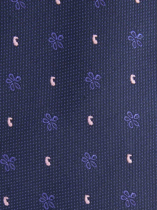 CORBATA JACQUARD MF AZUL MARINO