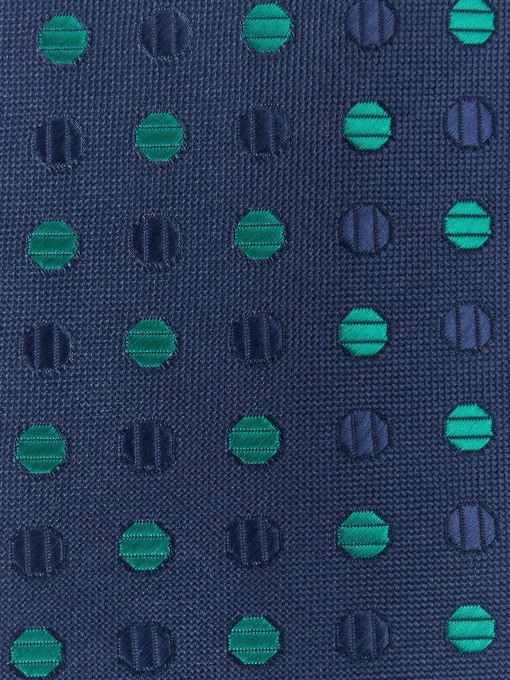 CORBATA JACQUARD MF AZUL MARINO