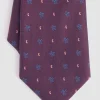 CORBATA JACQUARD MF BURDEOS
