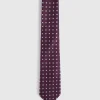 CORBATA JACQUARD MF BURDEOS