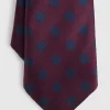 CORBATA JACQUARD MF BURDEOS