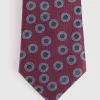 CORBATA JACQUARD MF BURDEOS