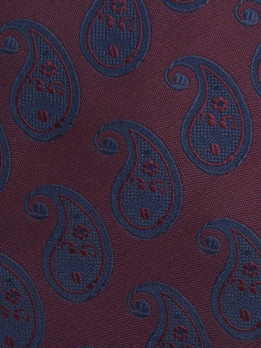 CORBATA JACQUARD MF BURDEOS
