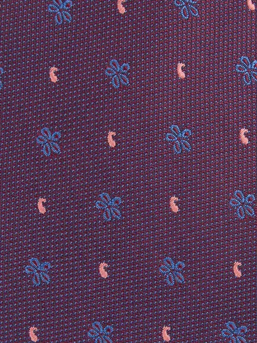 CORBATA JACQUARD MF BURDEOS