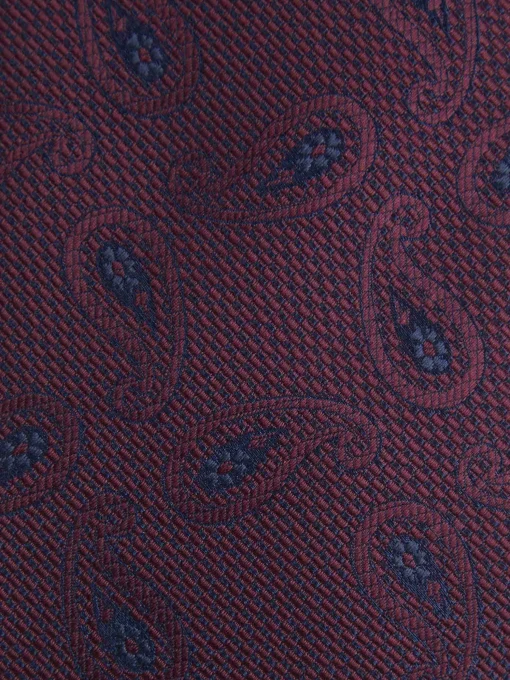 CORBATA JACQUARD MF BURDEOS
