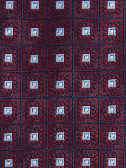 CORBATA JACQUARD MF BURDEOS