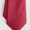 CORBATA JACQUARD MF ROJO