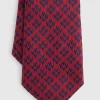 CORBATA JACQUARD MF ROJO