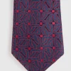 CORBATA JACQUARD MF ROJO