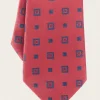 CORBATA JACQUARD MF ROJO
