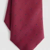 CORBATA JACQUARD MF ROJO