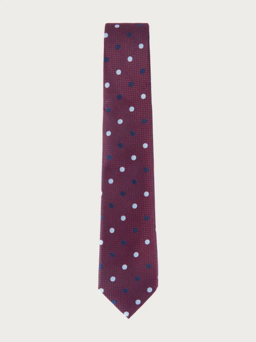 CORBATA JACQUARD MF ROJO