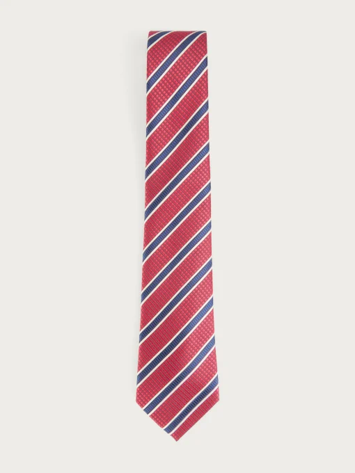 CORBATA JACQUARD MF ROJO