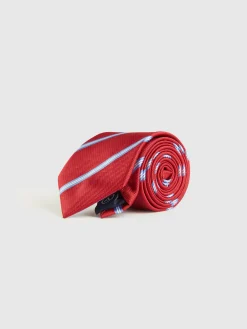 CORBATA JACQUARD MF ROJO
