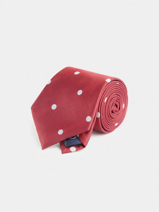 CORBATA JACQUARD MF ROJO