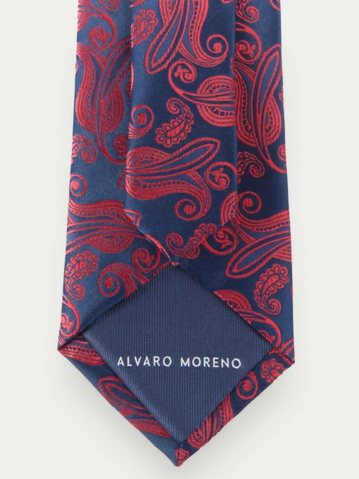 CORBATA JACQUARD MF ROJO