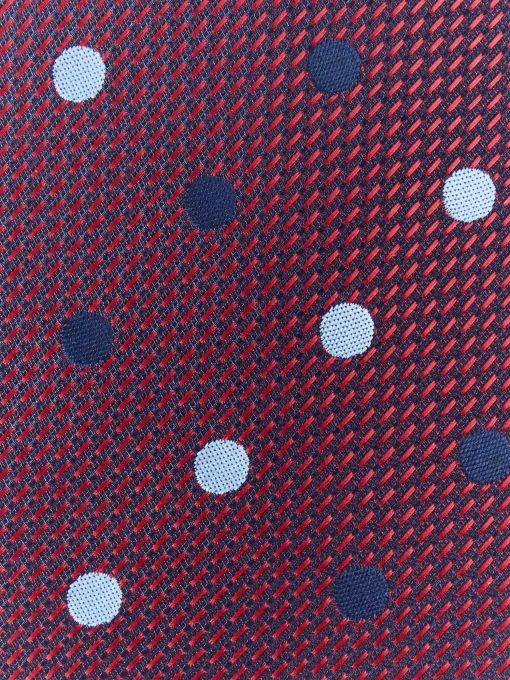 CORBATA JACQUARD MF ROJO