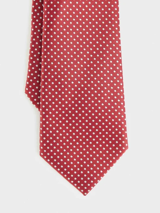 CORBATA JACQUARD MF ROJO