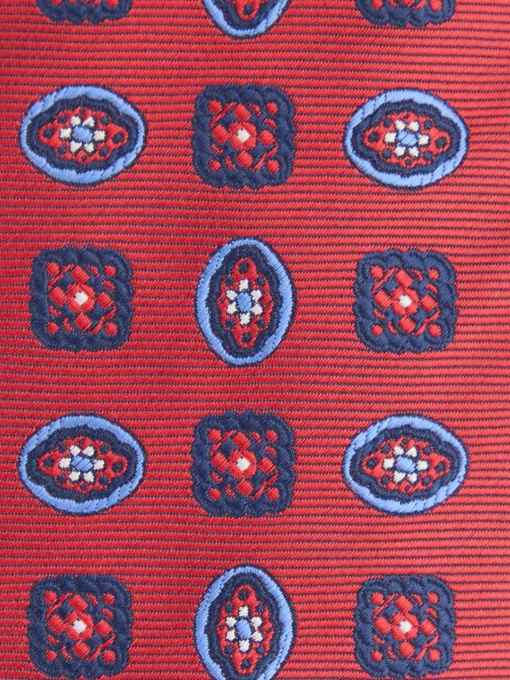 CORBATA JACQUARD MF ROJO