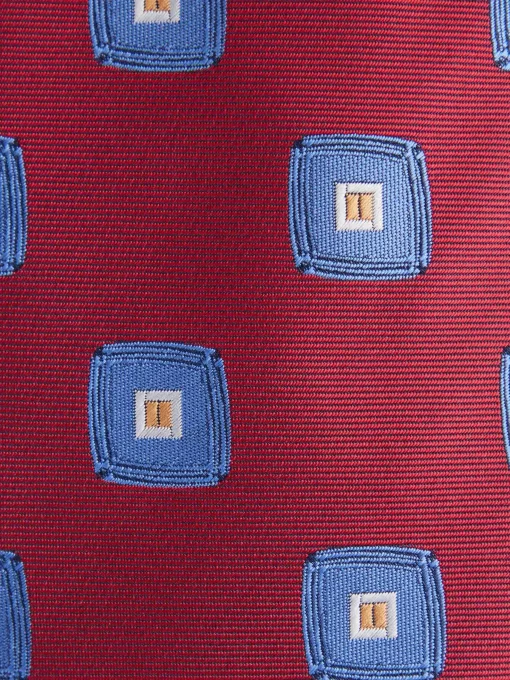 CORBATA JACQUARD MF ROJO