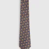 CORBATA PRINTED AZUL MARINO