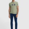 DENIM SLIM BASICO AZUL MARINO