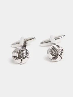 GEMELOS NUDO METAL GRIS