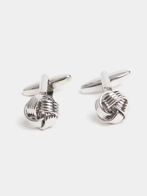 GEMELOS NUDO METAL GRIS
