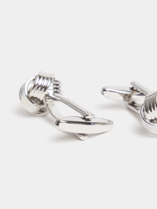 GEMELOS NUDO METAL GRIS
