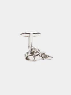 GEMELOS NUDO METAL GRIS