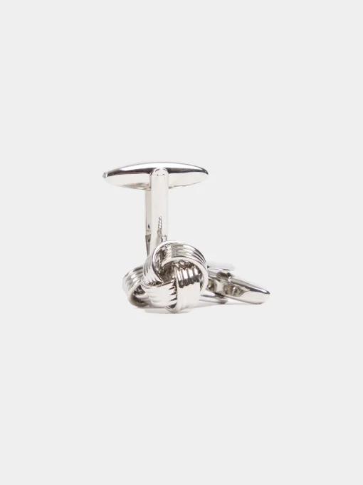 GEMELOS NUDO METAL GRIS